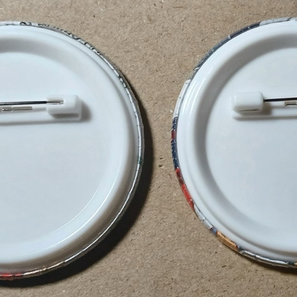 Mao & Raspberyl Disgaea Video Game Button Pins/Badges - Picture 2 of 5